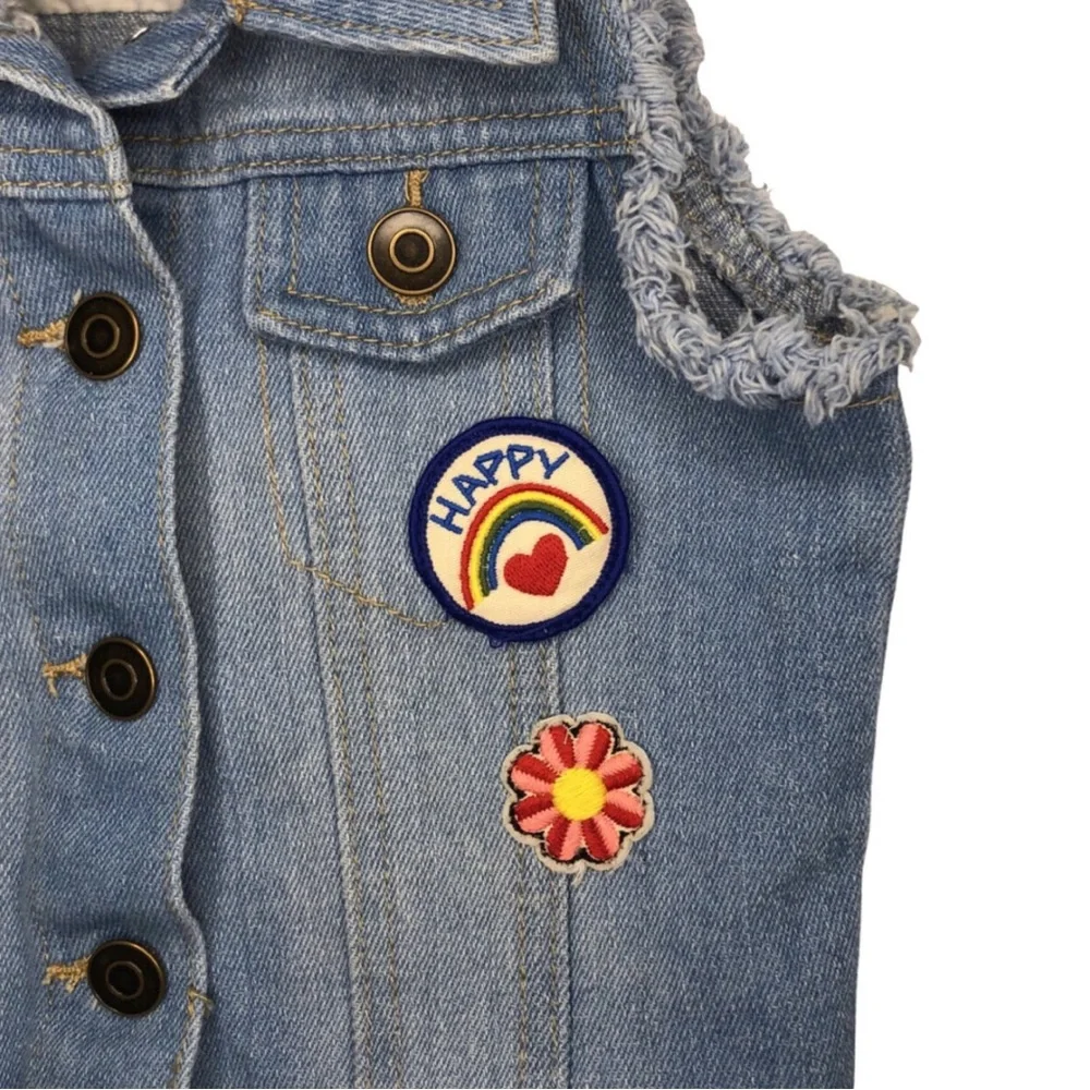 Disney Denim Best Mickey Patches - Picture 3 of 5